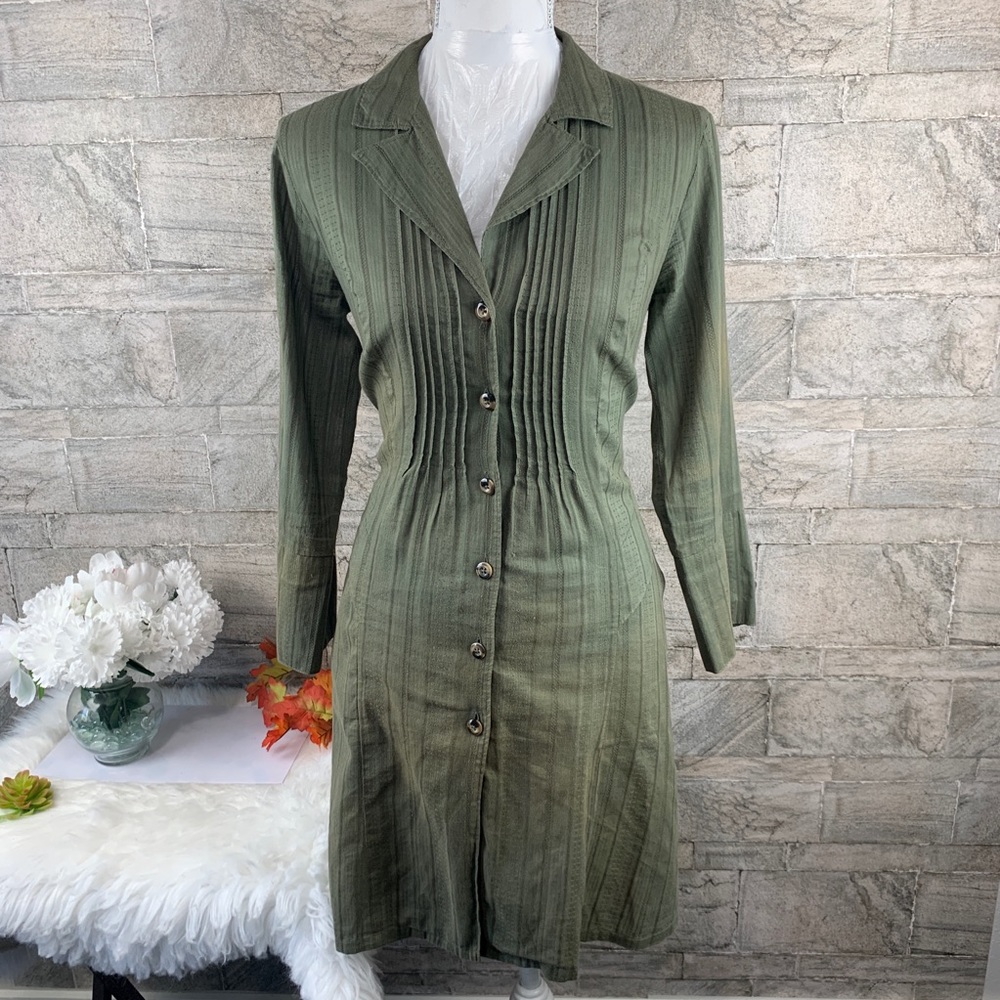 CAbi #341 Got You Covered Jacket Moss Green Tunic - Picture 3 of 6